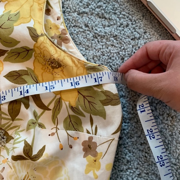 RARE 50s vintage marigold dress - Picture 10 of 11